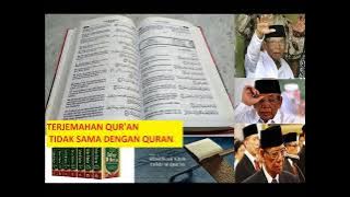 KH Hasyim Muzadi: Terjemahan tak sama dengan Quran ???