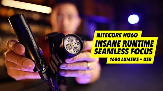 This Will Change The Way You Use Headlamps in 2021... Nitecore HU60 (1600 lumens) - First Look