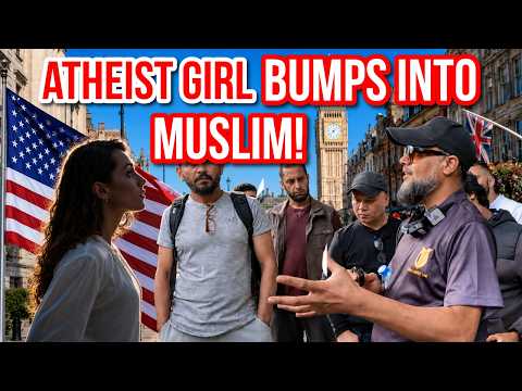 Atheist Girl bumps into Muslim! Hashim Vs Atheist Girl | Speakers Corner | Hyde Park