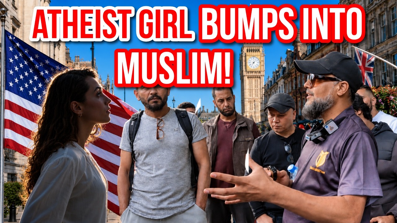 Atheist Girl bumps into Muslim! Hashim Vs Atheist Girl | Speakers Corner | Hyde Park