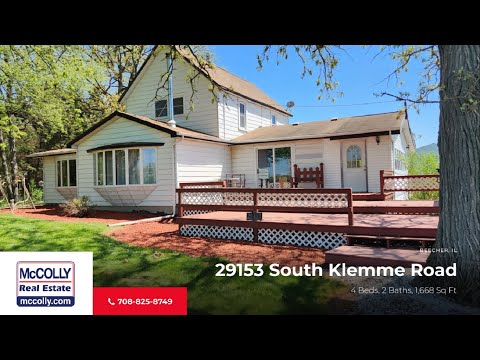 29153 South Klemme Road, Beecher, IL home video tour