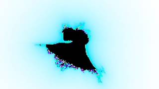 Burning ship emerging from the Mandelbrot set