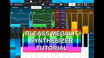BLEASS MEGALIT Wavetable Synthesizer Tutorial - Walkthrough & Programming Guide