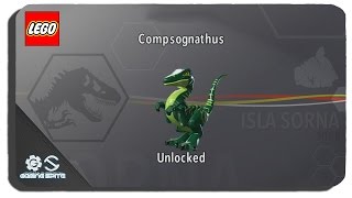 Lego Jurassic World - How to Unlock Compsognathus Dinosaur Character Location