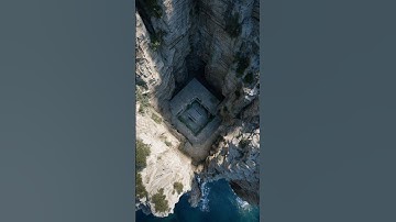 Drone Reveals Enormous Underground Chamber Beneath Italian Cliffside