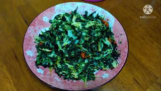 Daun Pucuk Ubi Masak Tuhau
