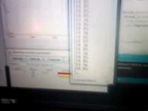 Arduino Test 1 - Temp Sensor - Live data plotting