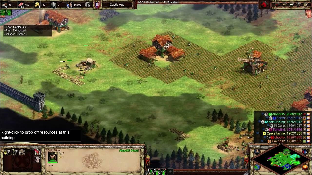 Arena Huns Boom Strategy Age of Empires II Definitive Edition YouTube