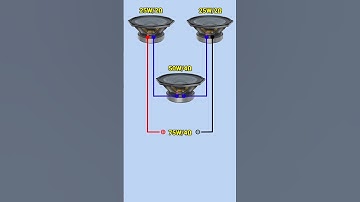 Speaker series wiring #shorts #diy #electronics