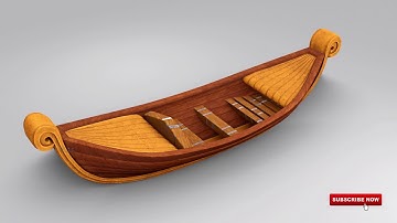 Viking Ship - Blender 2.80 Beta Eevee Realtime rendering