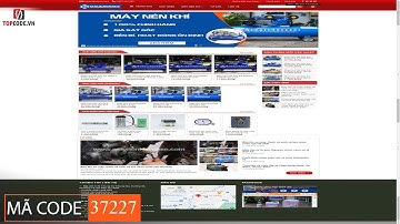 Mã code 37227. Sharecode theme wordpress shop máy nén khí rửa xe | Topcode.vn
