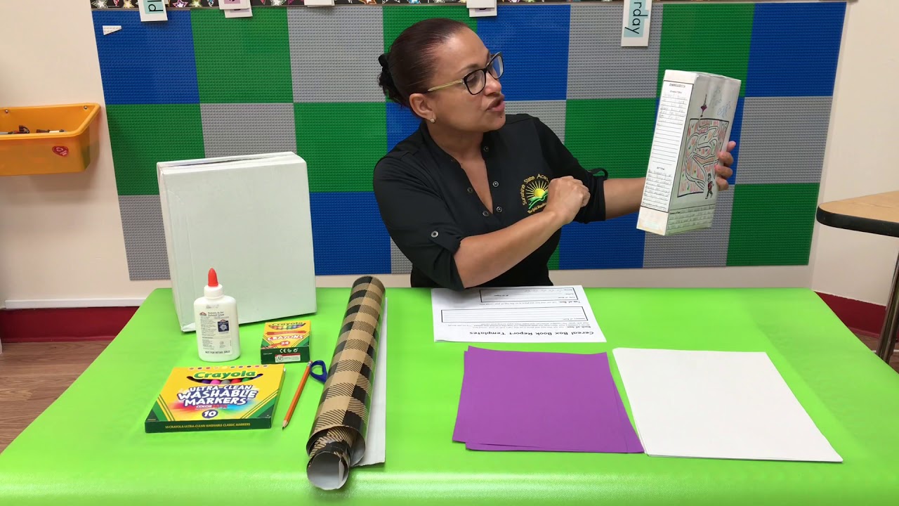 Fifth Grade Serves Cereal Book Reports