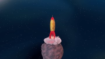 Rocket Launch 3D Animation