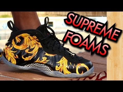 supreme foamposite black