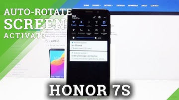 How to Turn On / Off Auto Rotate Screen in Honor 7S?
