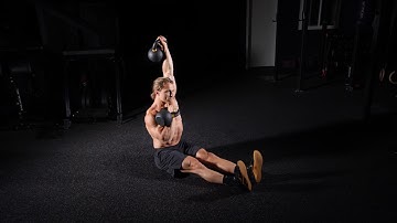 Alternating Kettlebell Z Press