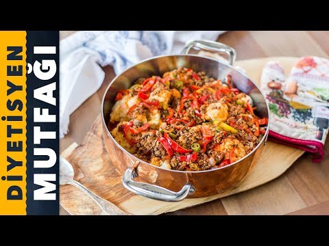 Cauliflower with minced meat | Mom's Recipes | Turkish Food - Andaç Yeşilyurt
