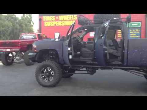2011 Chevy 2500 HD 12 inch lift kit - YouTube
