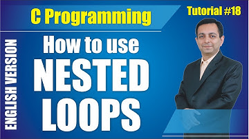 425# What are Nested loops (English Version) || C Tutorial 18