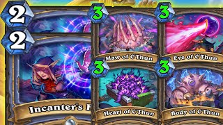Incanter's Flow Is NOT BALANCED! Look How Broken It Is With C'Thun! Barrens Deck | Hearthstone