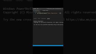Calculator in just 1 Line of Python Code! - #shorts #Python #Calculator#riseofcoders#ytshorts