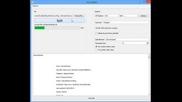 Text Splitter (C++ Qt Program)