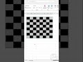 Create a chess board pattern in excel  malayalam tutorial