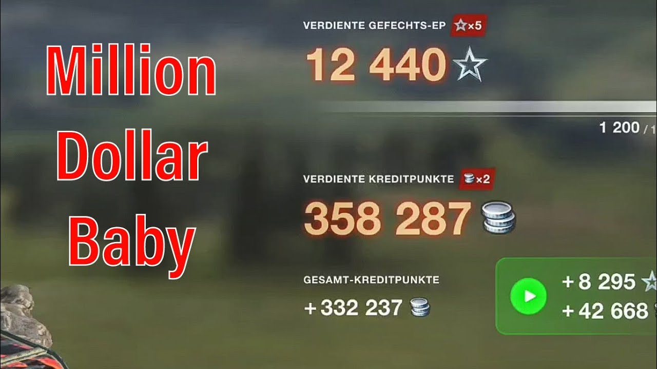 How to make 1.000.000 Credits in 4 rounds in Wotblitz 