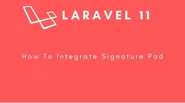 Laravel 11: How to Integrate a Signature Pad | Digital Signatures (English)