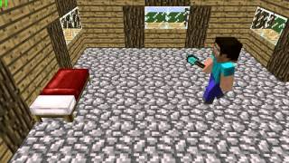 Mine Imator Animation Testing : Take 1 : Steve's Fate