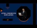  Learn HTML5 in Arabic 2025 | (#07 HTML Comments Explained )