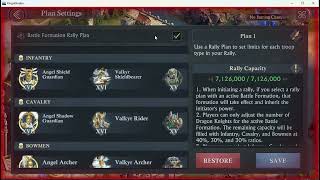 king of avalon formation automatically selection. screenshot 2