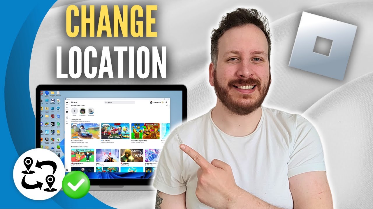 How To Change Account Location in Roblox - YouTube
