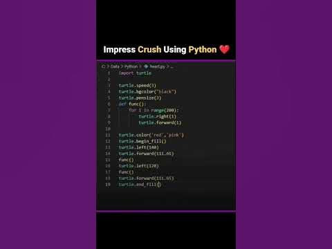 Impress ur Crush By Using Python🐍 - YouTube