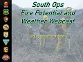 South Ops Fire Potential and Weather Webcast - September 15, 2025