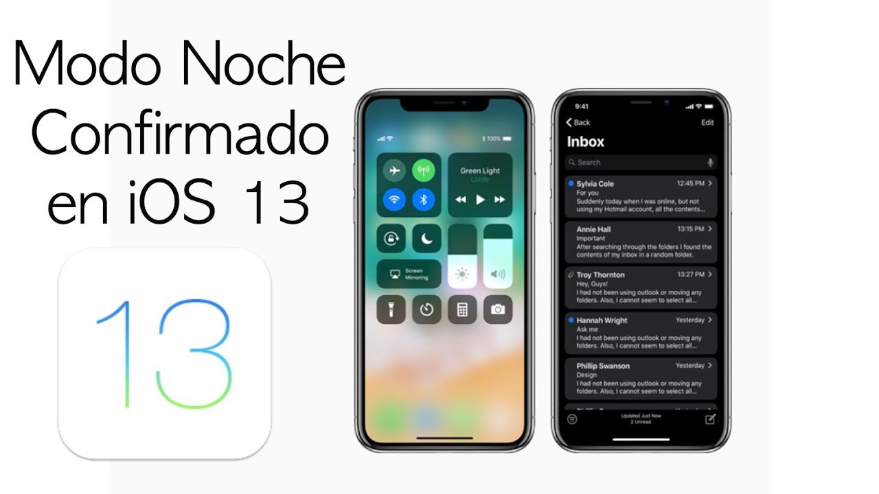 APPLE CONFIRMA EL MODO OSCURO EN iOS 13 - YouTube