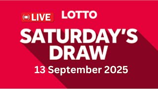 The National Lottery Lotto Draw Live results from Saturday 13 Sep 2025 | tonight's lotto