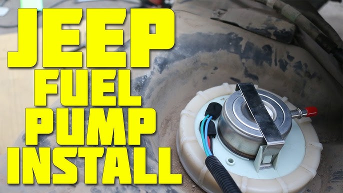 Jeep Wrangler TJ - Gas Tank Removal/Fuel Pump Replacement - YouTube
