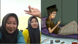 Prank ome TV ular kasur terbaru reaksi anak sekolah lihat ular kasur besar Indonesia #ometv 