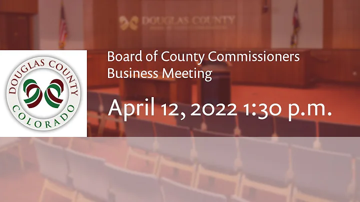 Board of Douglas County Commissioners - April 12, ...