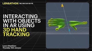 Interacting with objects in AR using 3D Hand Tracking in Lens Studio