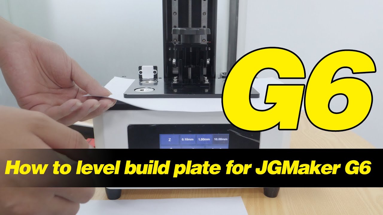 How to level build plate for JGMaker G6