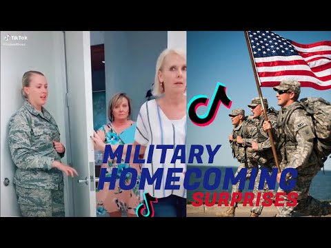 Thumbnail for Tiktok USA 2020 military soldiers ❤️Homecoming surprises compilation | you can Cry |