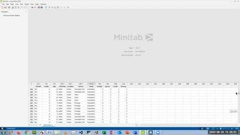 Making two-way (contingency) tables in Minitab and Minitab Express