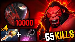 x4 Divine Rapier Axe One Shot Build 🔥🔥🔥55 Kills By Goodwin | Dota 2 Gameplay