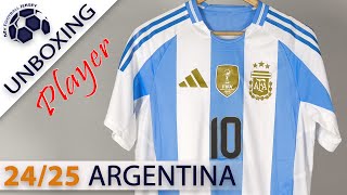 Argentina Home Jersey 24/25 Messi (Kotofanss) Player Version Unboxing Review