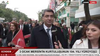 3 Ocak Kortejinde Mehmet Emin Ekmenmersin,Kurtuluş Savaşında Düşmanın İlk Püskürtüldüğü Kentlerden