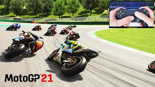 MotoGP™21 | Valentino Rossi Monster Energy Yamaha at Mugello | Controller Cam gameplay