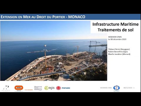 Webinaire du CFMS 08 Déc 2020 - Extension en mer de l'Anse du Portier Monaco