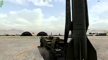 ARMA 2 Combined Operations - Team Old Skool - Firing scud missile